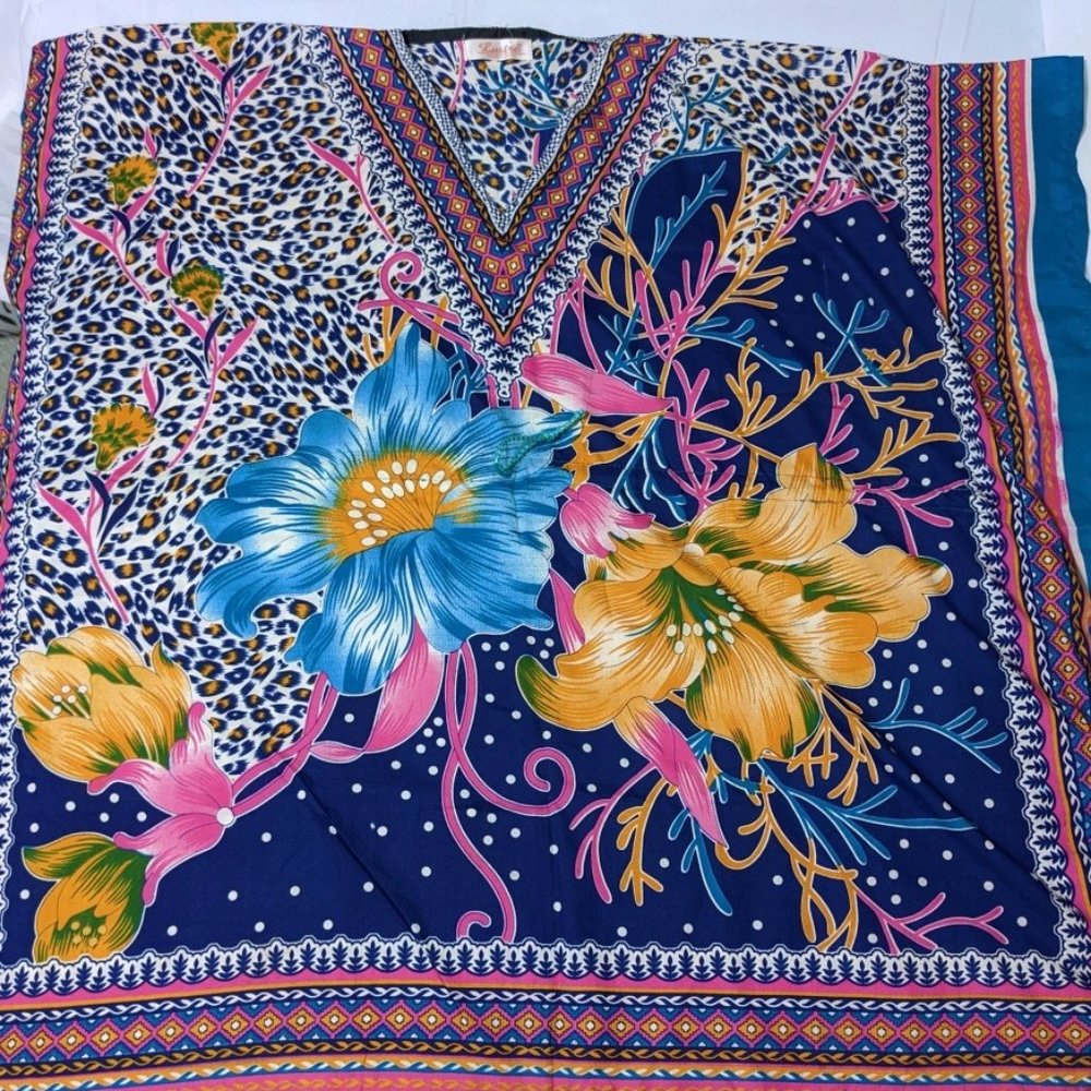 Floral Scarf Top/Tunic